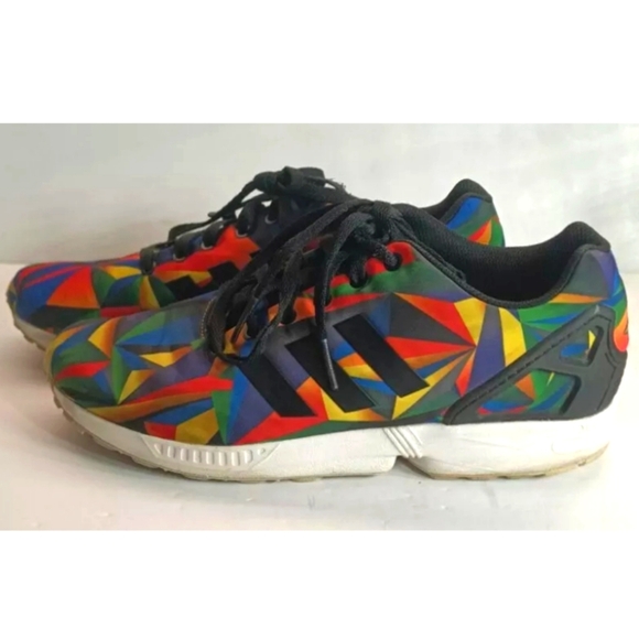 Adidas ZX Flux Geometric  Sneakers/Trainers 👟 Size 10.5 - Picture 3 of 11